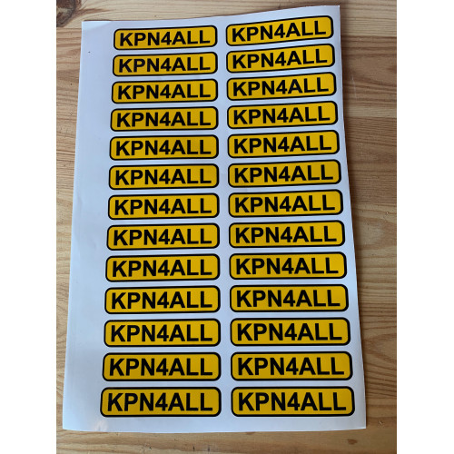 KPN4ALL - Stickervel